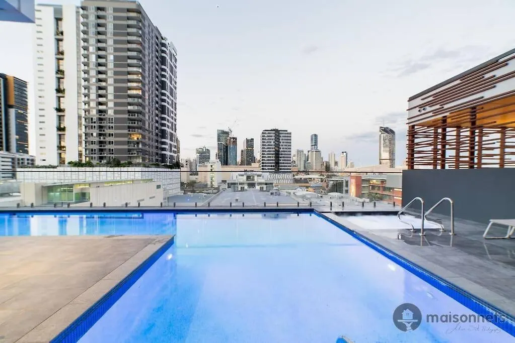 Mod Brisbane Apt Near Southbank W Pool & Parking location